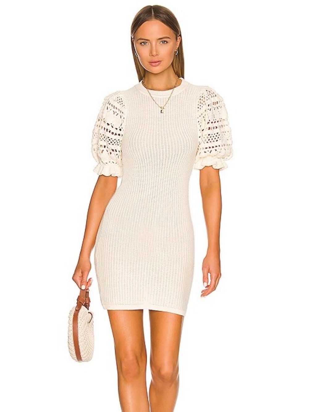 Tularosa Archer Crochet Mini Dress